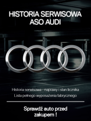 AUDI HISTORIA SERWISOWA