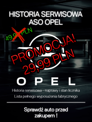OPEL HISTORIA SERWISOWA
